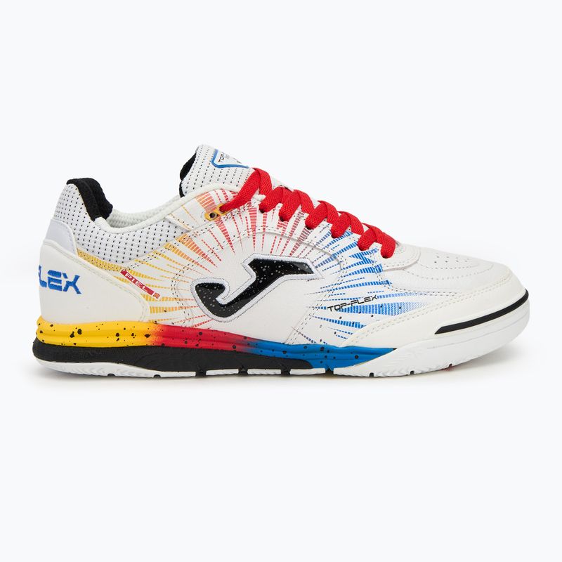 Buty piłkarskie męskie Joma Top Flex Rebound IN white/red 2