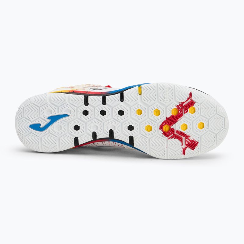 Buty piłkarskie męskie Joma Top Flex Rebound IN white/red 4