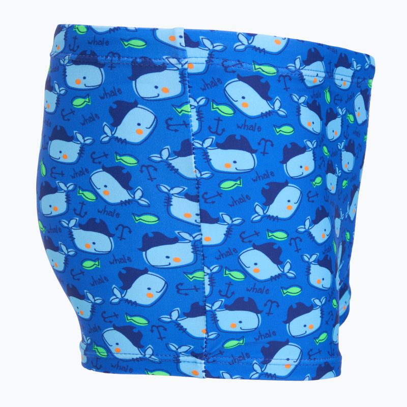 Bokserki pływackie dziecięce RAS Whale Trunks denim blue 3