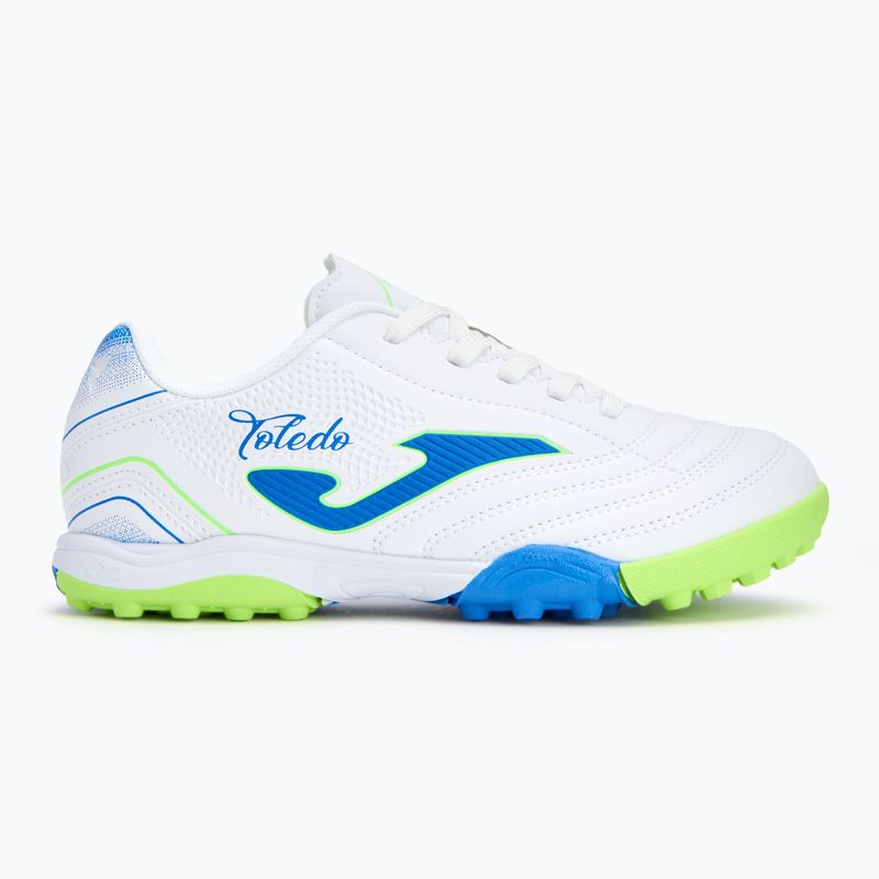 Buty piłkarskie dziecięce Joma Toledo TF white 2