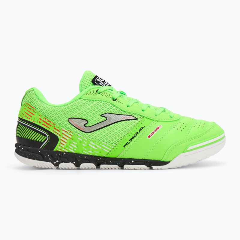 Buty piłkarskie męskie Joma Mundial IN fluor green 2