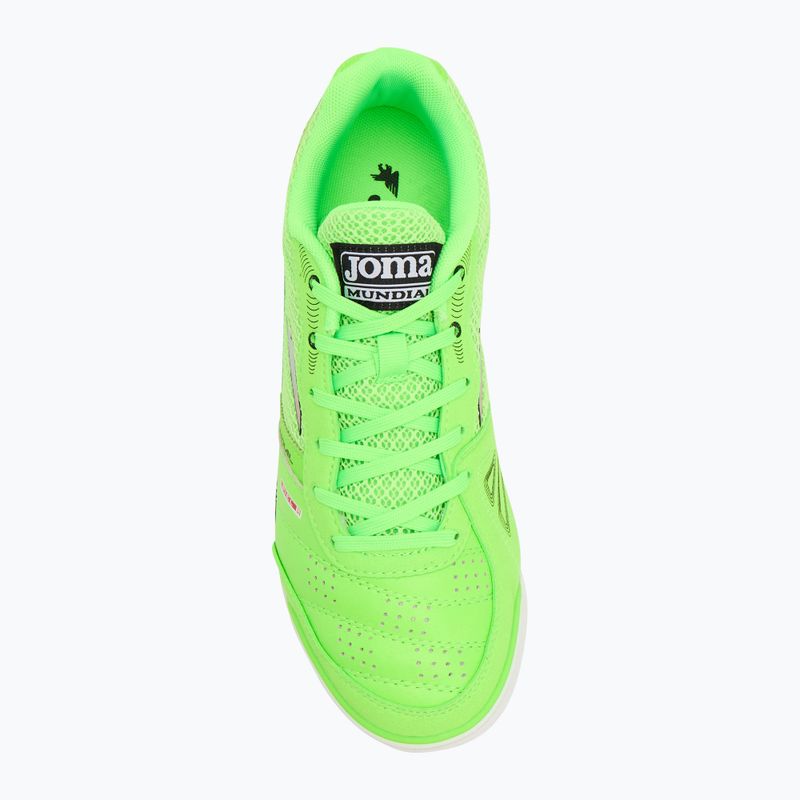 Buty piłkarskie męskie Joma Mundial IN fluor green 5