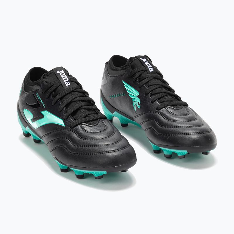 Buty piłkarskie męskie Joma Powerful FG black turquoise 9