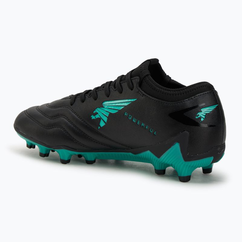 Buty piłkarskie męskie Joma Powerful FG black turquoise 3