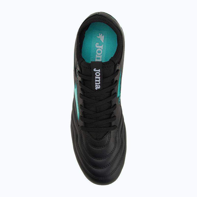 Buty piłkarskie męskie Joma Powerful FG black turquoise 5