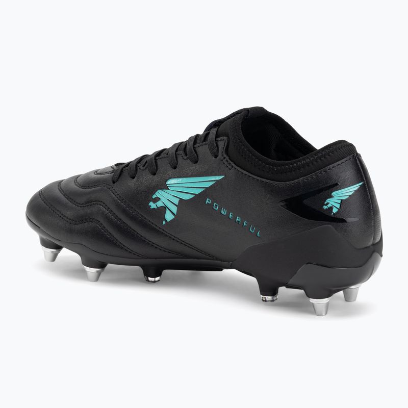 Buty piłkarskie męskie Joma Powerful SG black turquoise 3