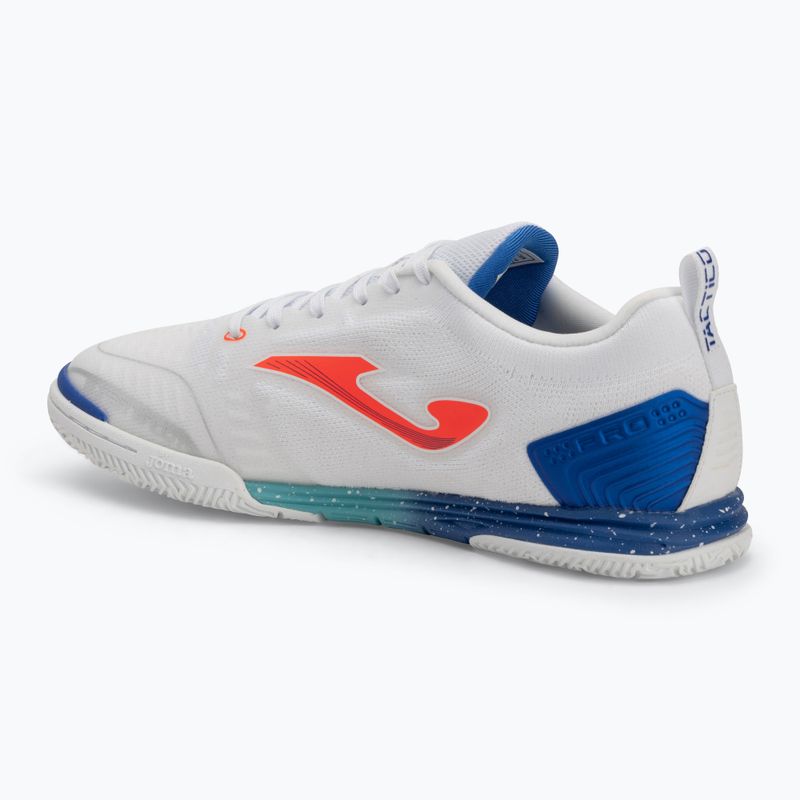 Buty piłkarskie męskie Joma Tactico IN white/royal 3