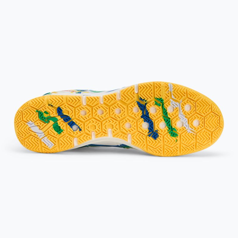 Buty piłkarskie męskie Joma Top Flex IN white/green 4