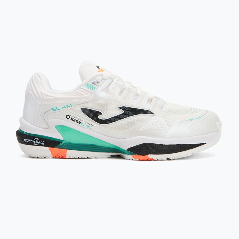 Buty do padla męskie Joma Slam OM white/ turquoise 2