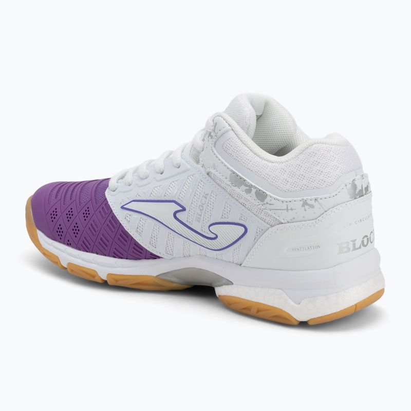 Buty do siatkówki damskie Joma V.Blok white/violet 3
