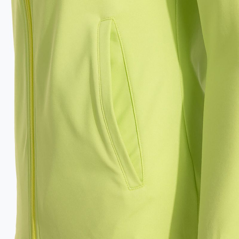 Bluza tenisowa damska Joma Sculpture II Zip-Up Hoodie W lime 3