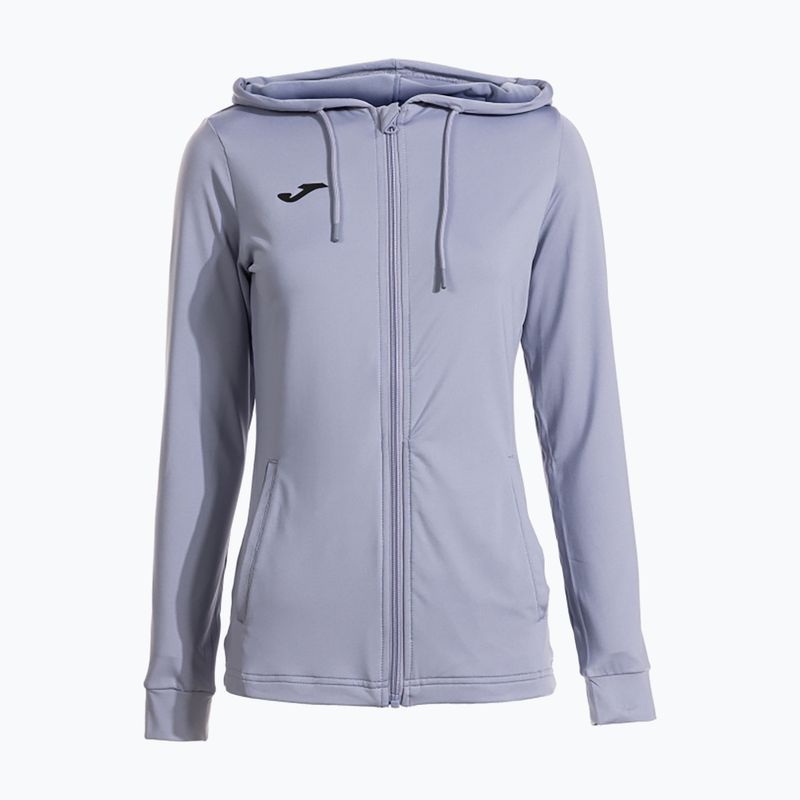 Bluza tenisowa damska Joma Sculpture II Zip-Up Hoodie W blue