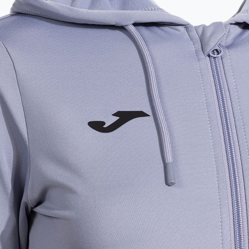 Bluza tenisowa damska Joma Sculpture II Zip-Up Hoodie W blue 3