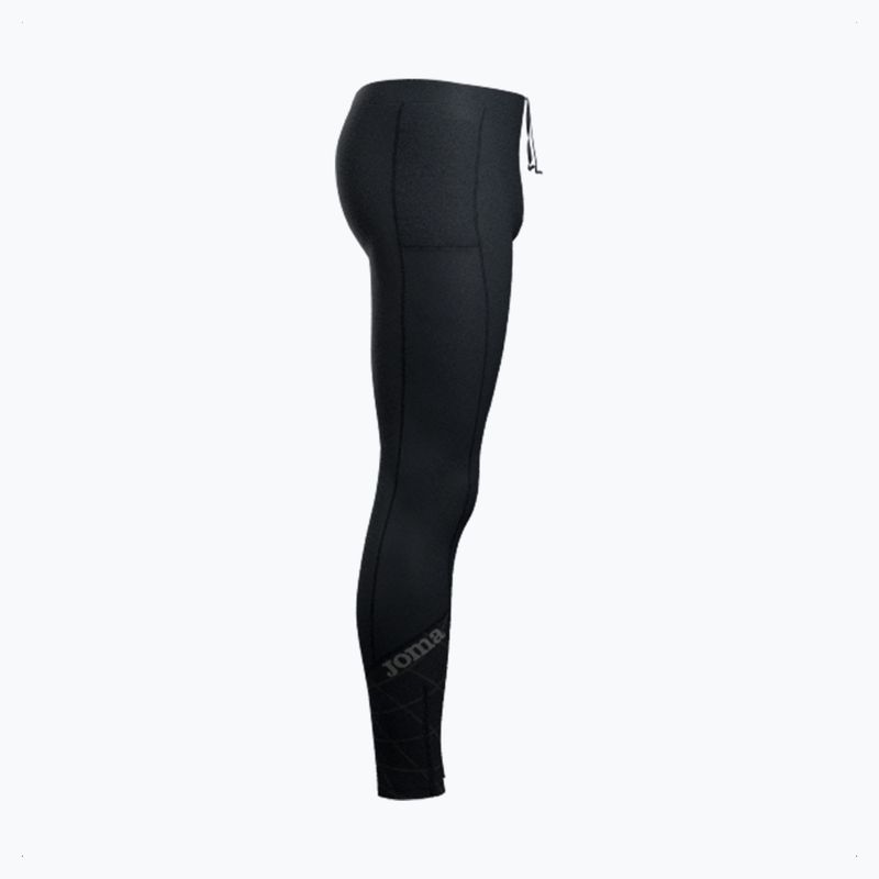 Legginsy do biegania męskie Joma R-Night Long black 4