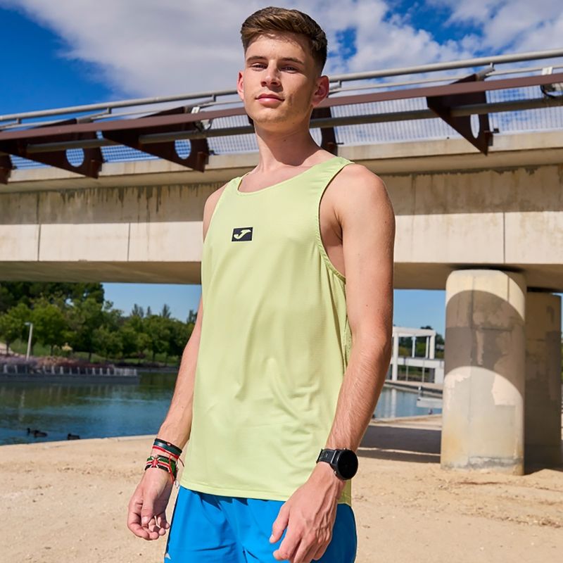 Koszulka do biegania męska Joma R-City lime 3