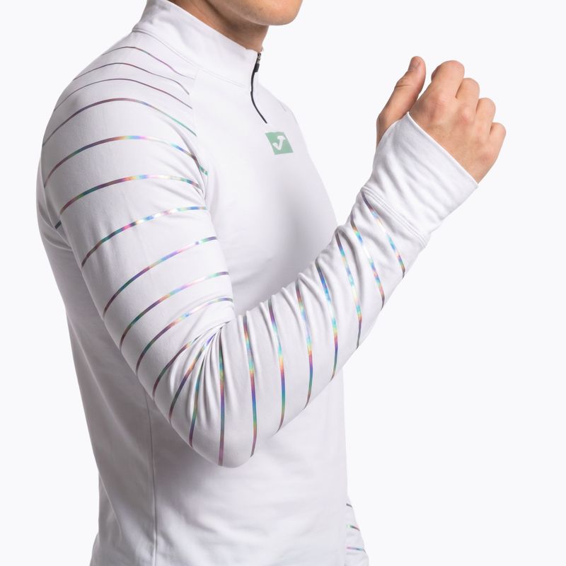 Longsleeve do biegania męski Joma R-Night white 4