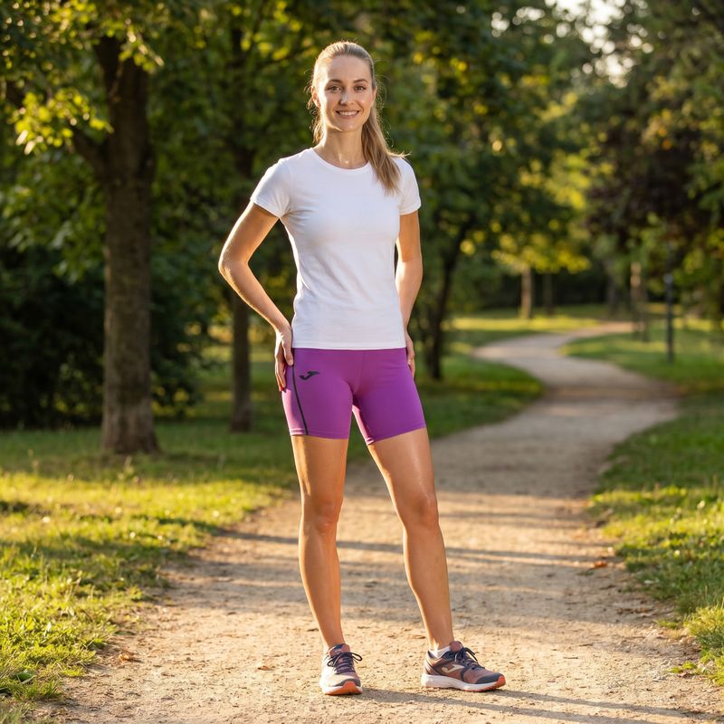 Spodenki do biegania damskie Joma R-City Iconic violet 10
