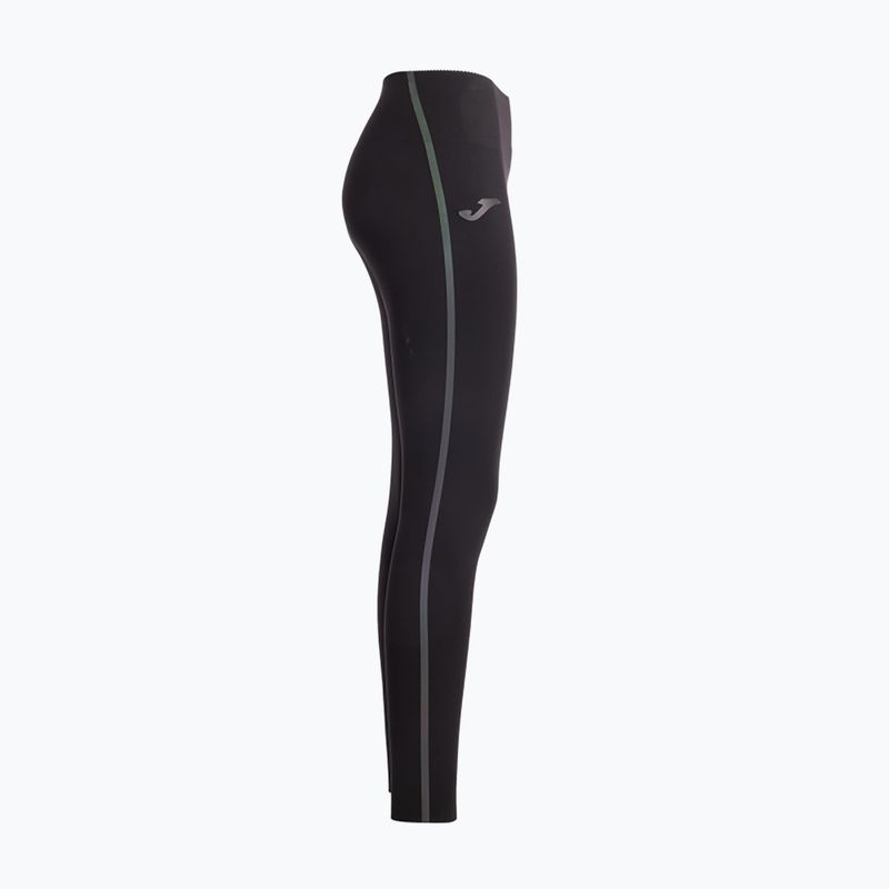Legginsy do biegania damskie Joma R-Night black 4