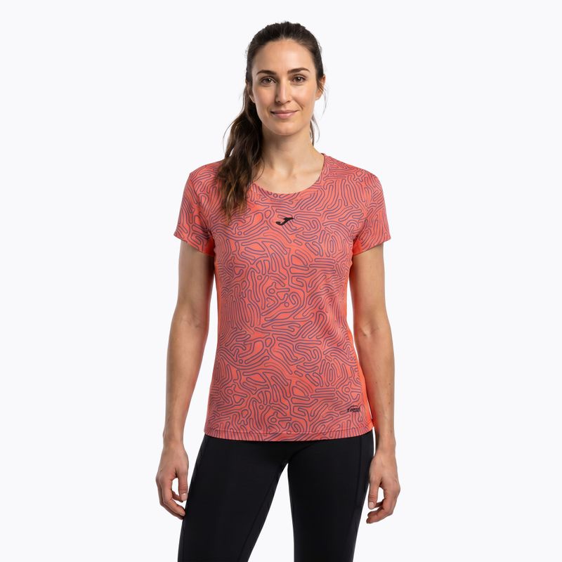 Koszulka do biegania damska Joma R-Nature coral