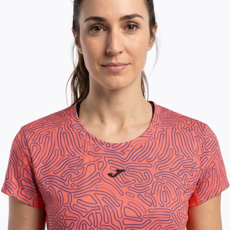 Koszulka do biegania damska Joma R-Nature coral 3