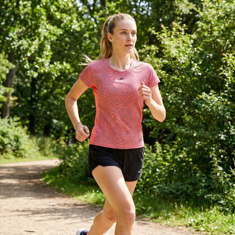 Koszulka do biegania damska Joma R-Nature coral 14