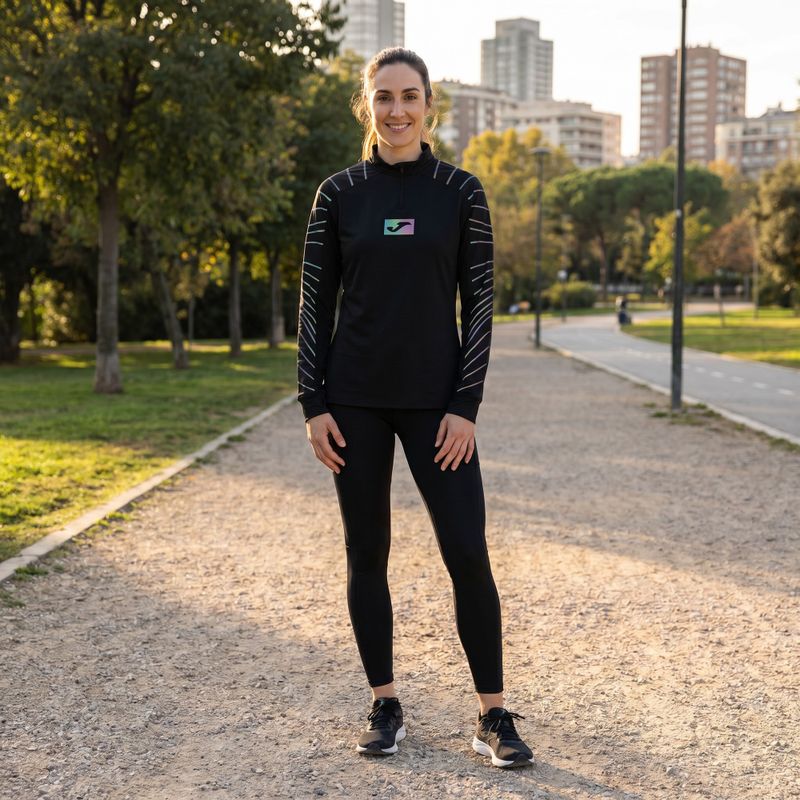 Bluza do biegania damska Joma R-Night black 12