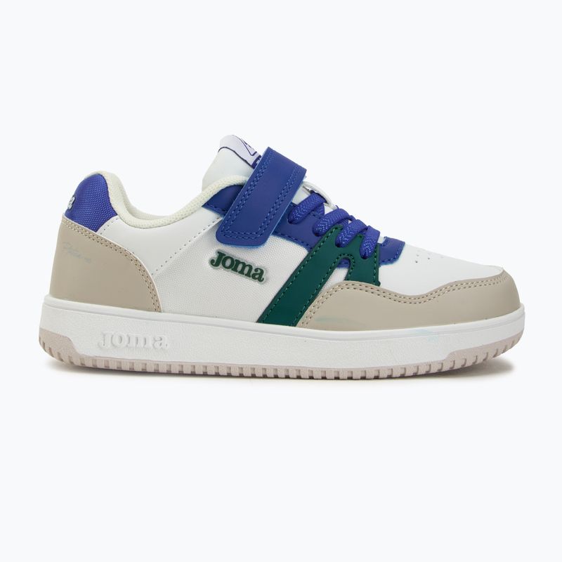 Buty dziecięce Joma Platea Low Jr white/beige 2