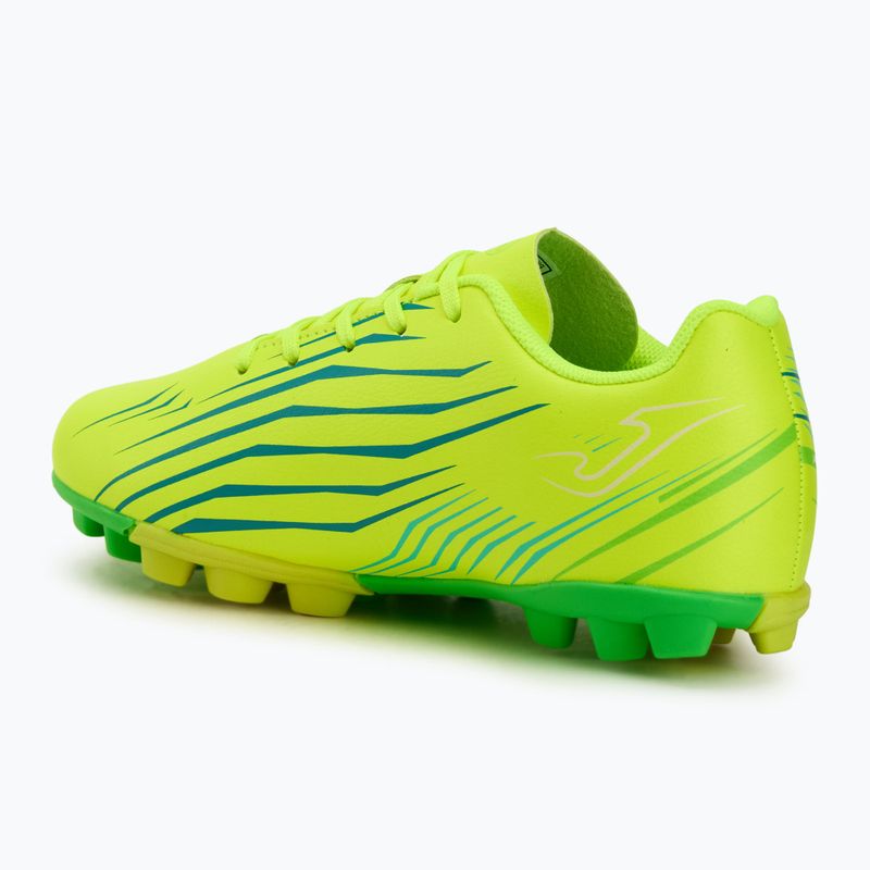 Buty piłkarskie dziecięce Joma Propulsion Jr HG fluor lemon 3