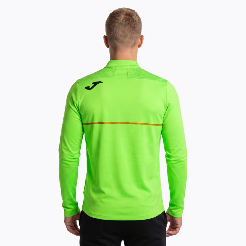 Bluza do biegania męska Joma Record III fluor green 3