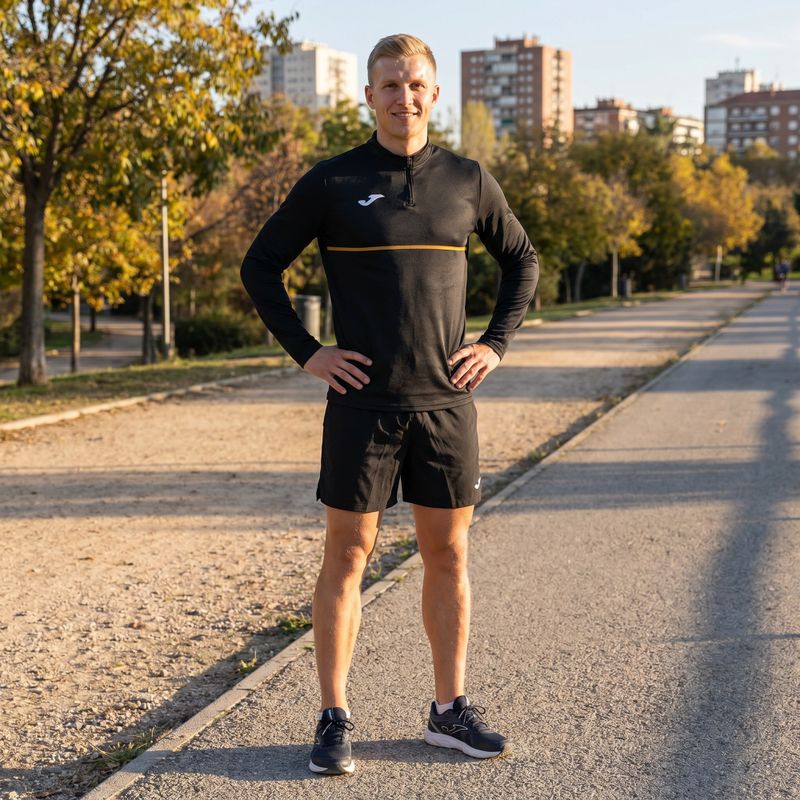 Bluza do biegania męska Joma Record III black 6
