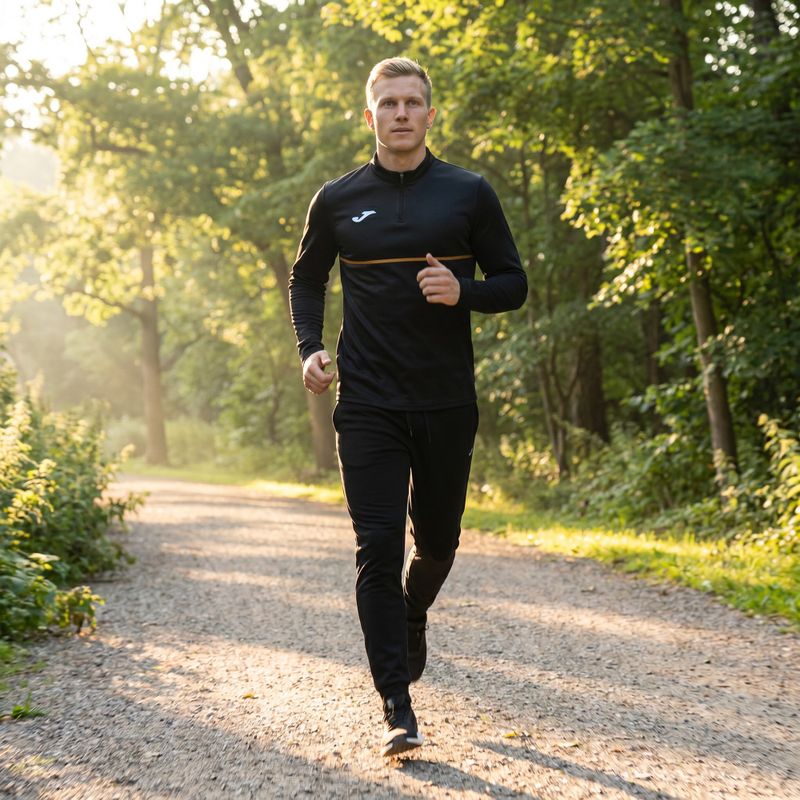 Bluza do biegania męska Joma Record III black 7