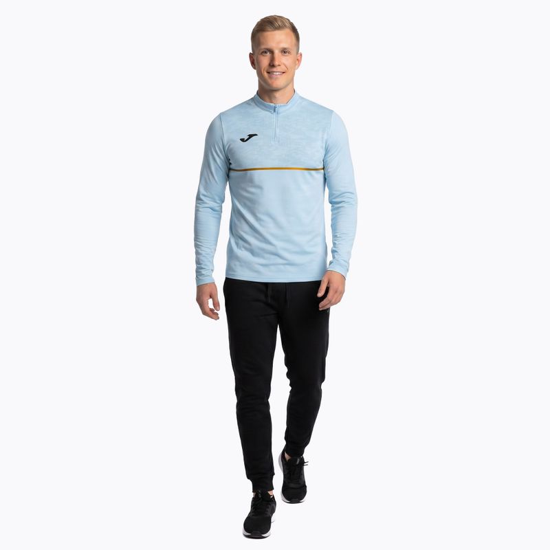 Bluza do biegania męska Joma Record III light blue 2