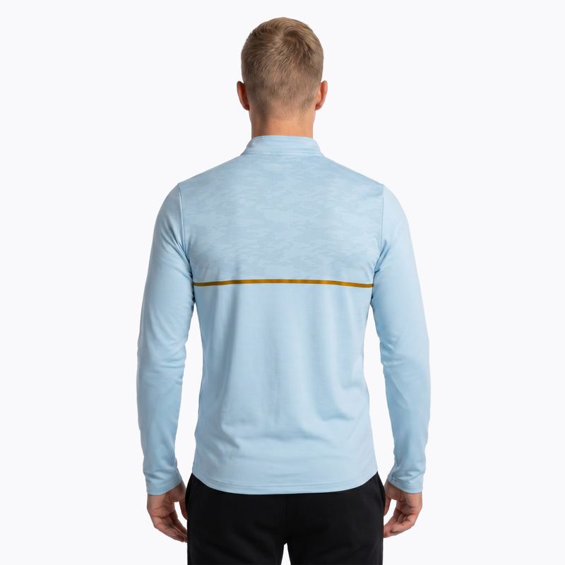 Bluza do biegania męska Joma Record III light blue 3