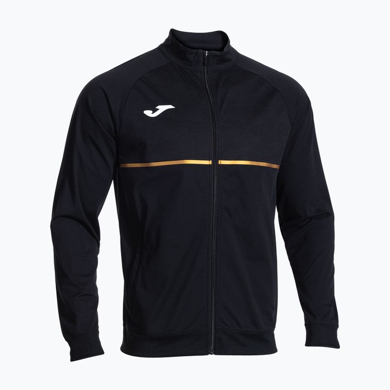 Bluza do biegania męska Joma Record III Full Zip black