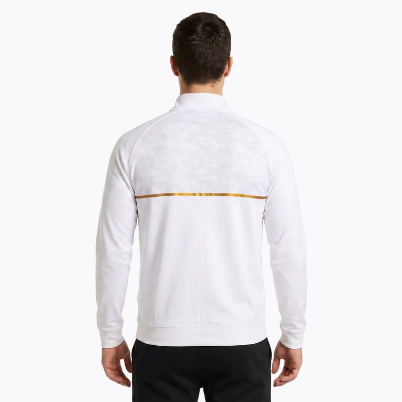 Bluza do biegania męska Joma Record III Full Zip white 2