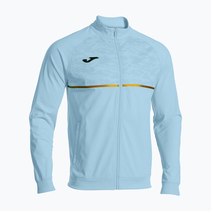 Bluza do biegania męska Joma Record III Full Zip light blue