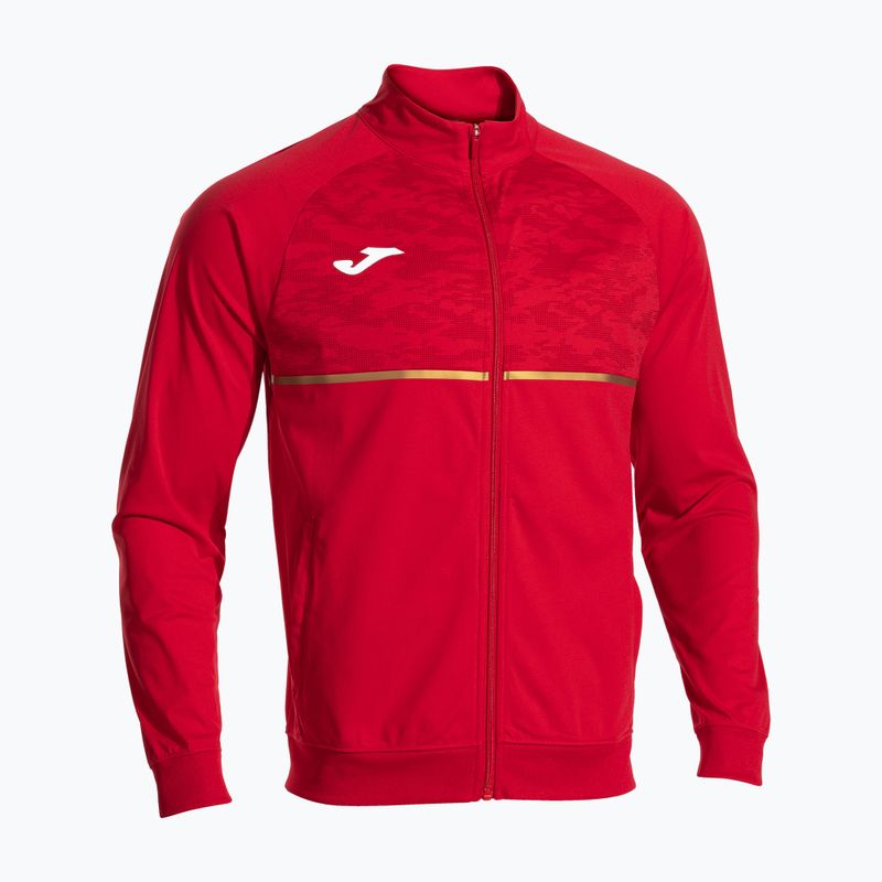 Bluza do biegania męska Joma Record III Full Zip red