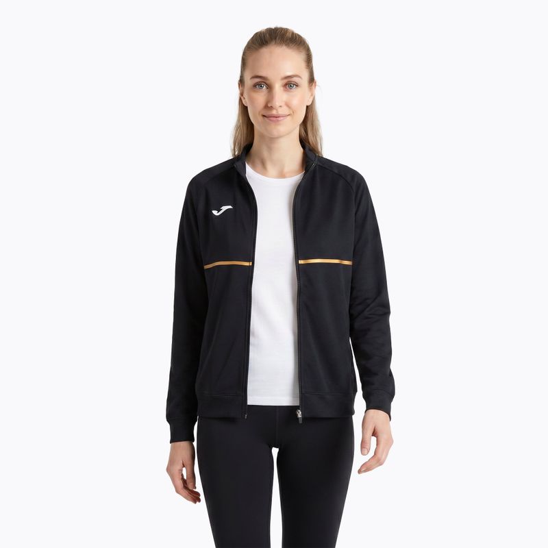 Bluza do biegania damska Joma Record III Full Zip black 3