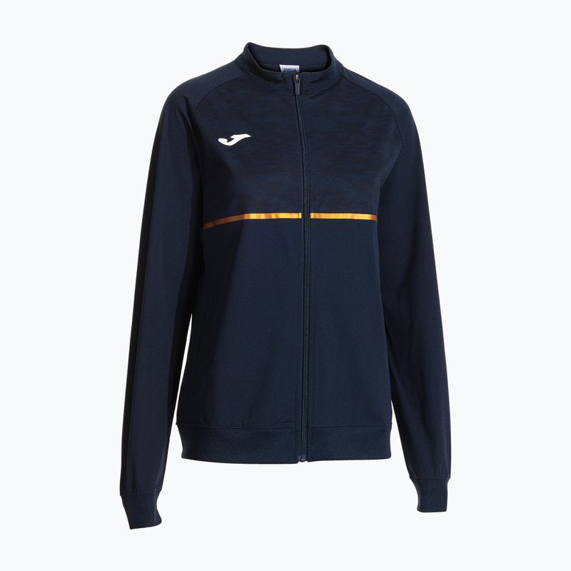 Bluza do biegania damska Joma Record III Full Zip navy