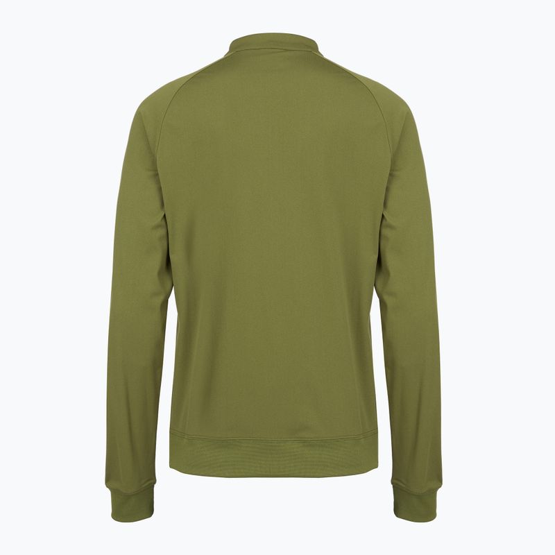 Bluza do biegania damska Joma Record III Full Zip green 2