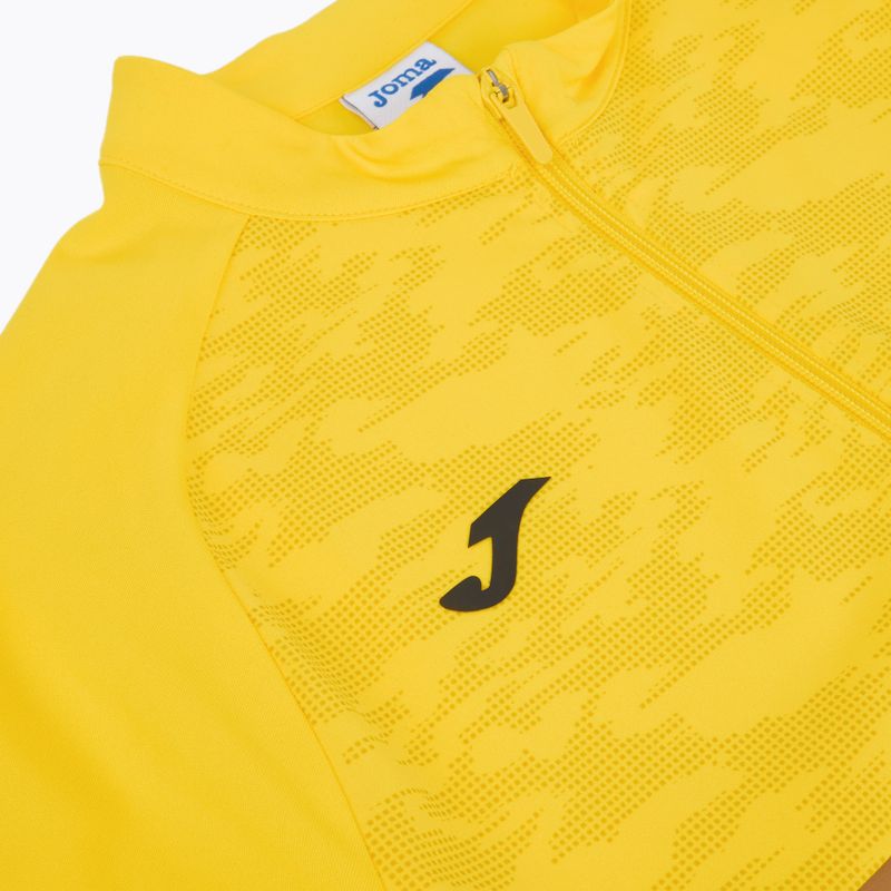 Bluza do biegania damska Joma Record III Full Zip yellow 3
