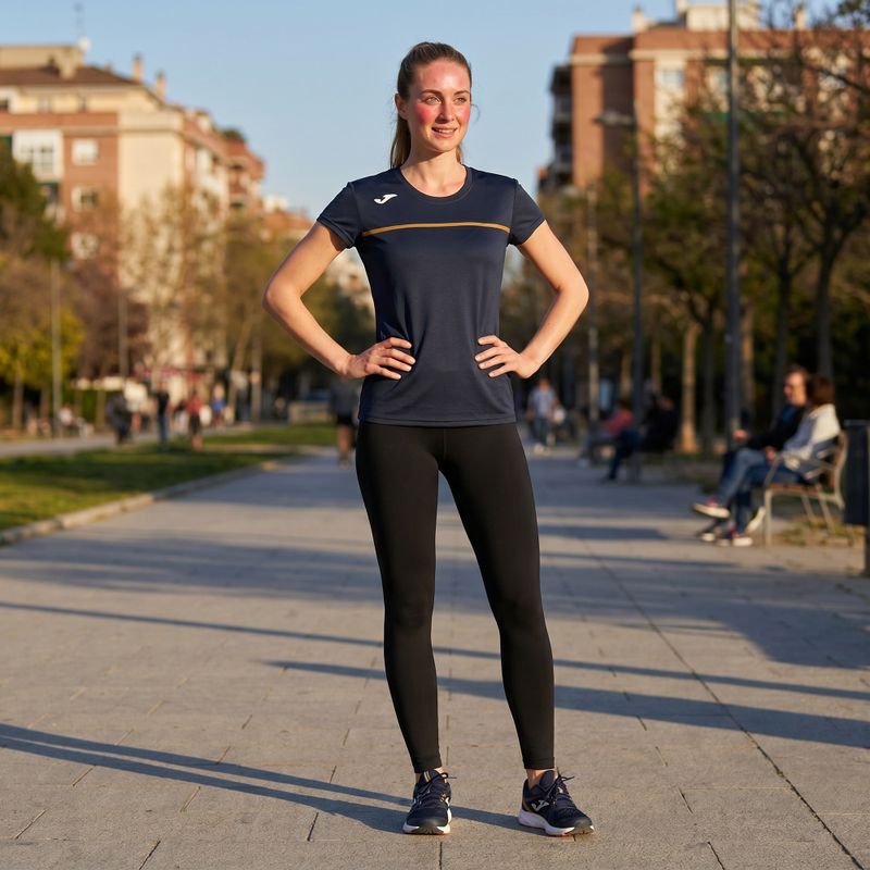 Koszulka do biegania damska Joma Record III black 6