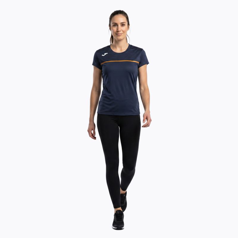 Koszulka do biegania damska Joma Record III navy 2