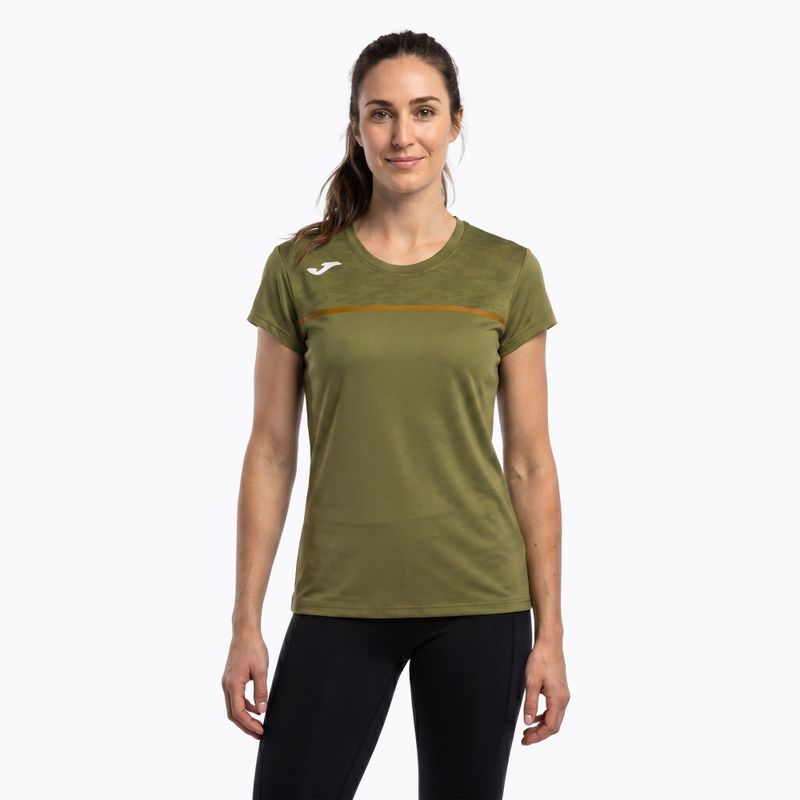 Koszulka do biegania damska Joma Record III khaki