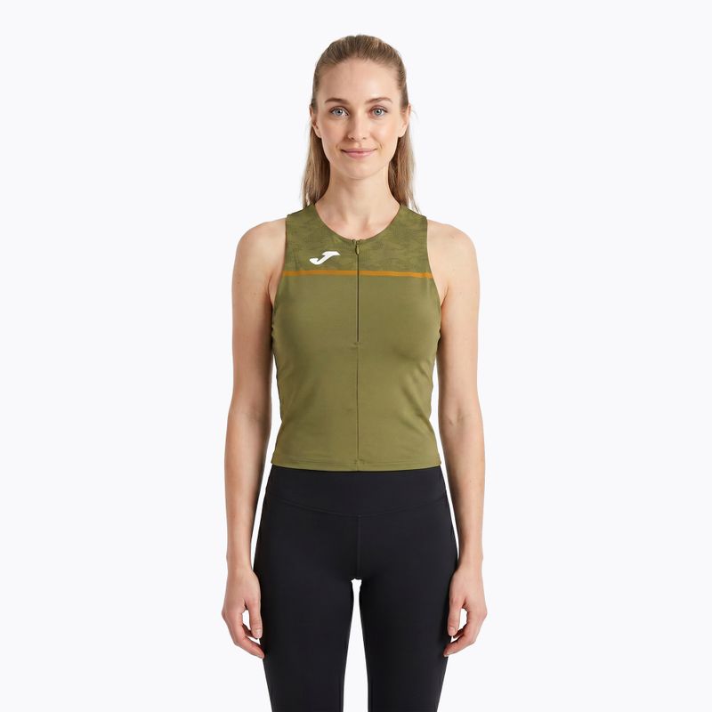Koszulka do biegania damska Joma Record III Top khaki