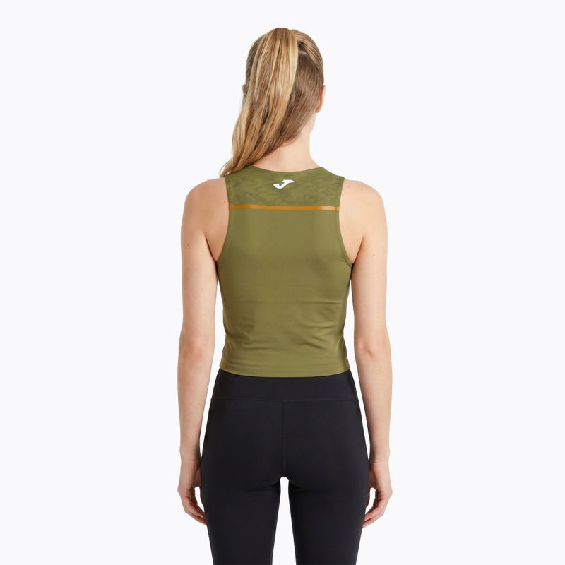 Koszulka do biegania damska Joma Record III Top khaki 3