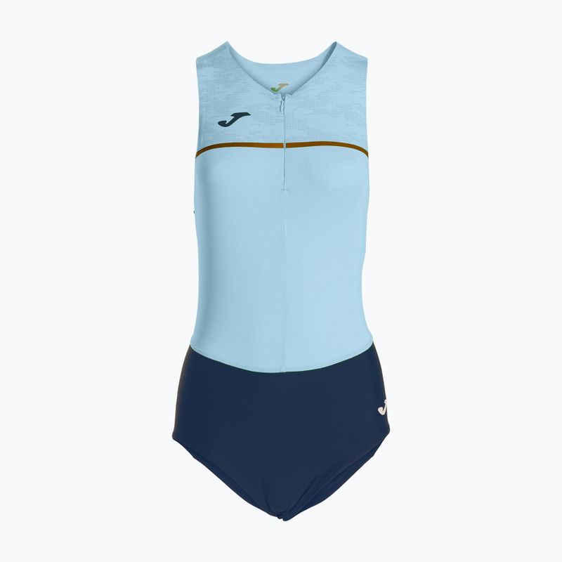 Kostium triathlonowy damski Joma Record III Bodysuit sky blue-navy