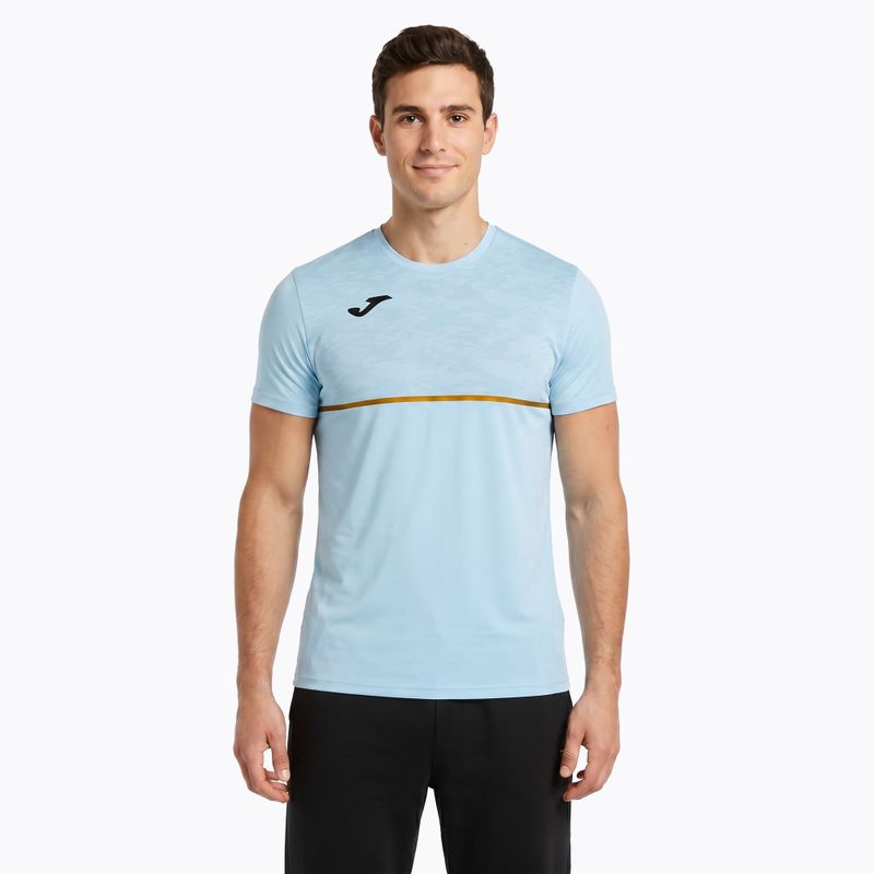 Koszulka do biegania męska Joma Record III light blue
