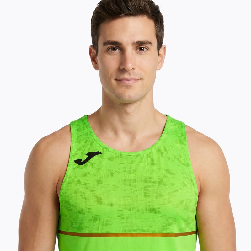 Koszulka do biegania męska Joma Record III fluor green 3