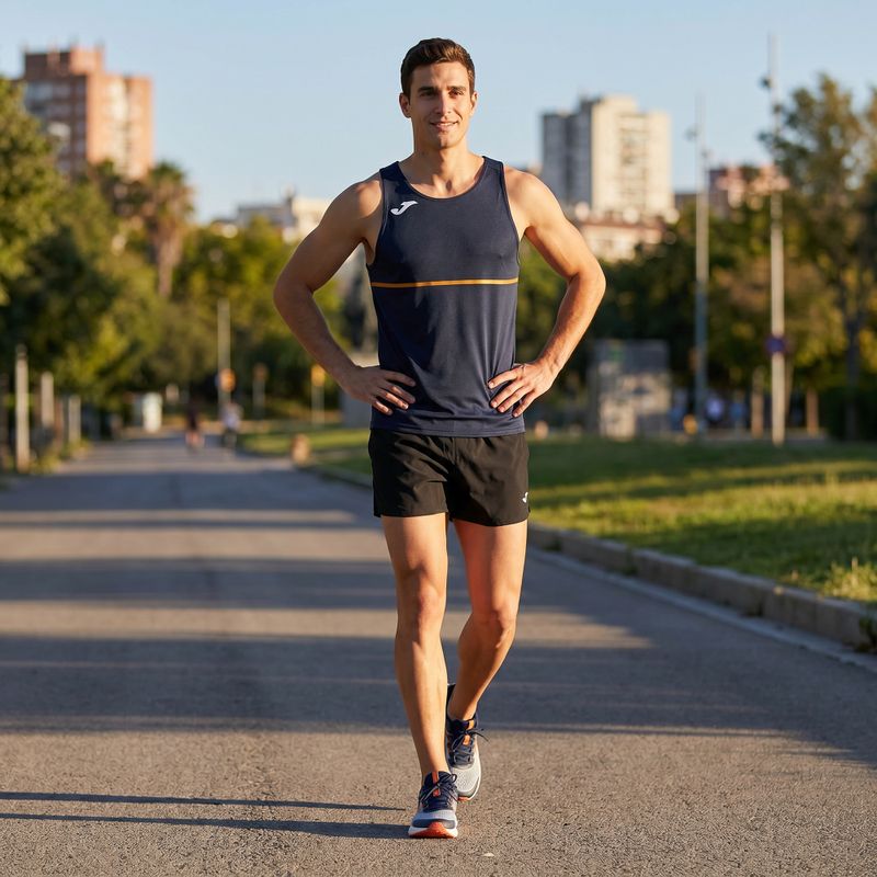 Koszulka do biegania męska Joma Record III black 6